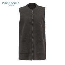 [크로커다일레이디]CL9WSW104_데일리 집업 니트 베스트