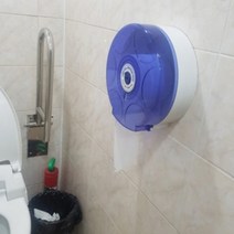 업소용 점보롤 휴지 걸이 공중화장실 투명 대형 화장지 케이스, 업소용 점보롤 휴지 걸이 케이스