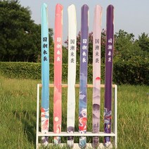 로드케이스 루어낚시대 가방 하드 로드 케이스 100-105cm 두꺼운 천 낚싯대 보호, 하얀