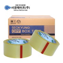 일반 포장용 박스테이프 (80M -40개입) V80 투명, 단품
