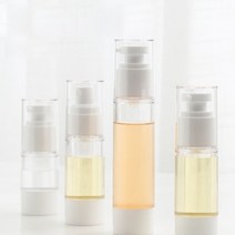 이메이트 투명 진공 미스트 스프레이 공병 휴대용 안개분사 에어리스 소분 용기, 50ml, 스프레이형