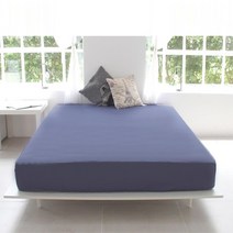 진드기방지 침대 매트리스 커버 네이비 싱글 S