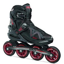 로체스 ROCes 400803 남성 모델 체육관 2.0 피트니스 인라인 스케이트 미국 7 블랙레드, Black/Red, US 7