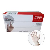 슈퍼세이프 파우더프리 무분말 의료용 라텍스 글러브 100pcs 반영구화장재료, 1개, S