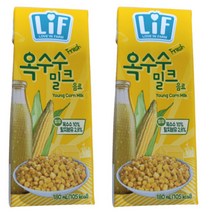 LiF 옥수수밀크 팩음료 180ml x 12개, 상세페이지 참조