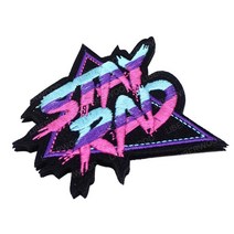 밀리터리 패치 컬러풀리버우드 스테이 Rad Yeet Send It Goon 괜찮은 이국적인 운영자 자수 패치 PVC 배지
