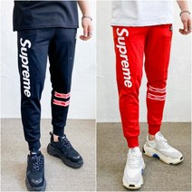 슈프림 SUPREME 빅로고 트레이닝 바지 남자 조거 팬츠 6종