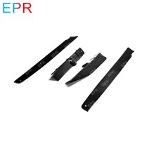 닛산 GTR R35 2013 Ver 카본 파이버 리어 디퓨저 수직 핀 (4Pcs) 바디 키트 용 자동차 튜닝 부품, 한개옵션0
