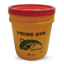 금정카펫타일접착제/카펫타일본드/친환경접착제/OA타일/4kg