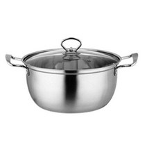 찜기 슈퍼두꺼운 업그레이드타입 국찜통 스테인레스 홑겹 2층 찜냄비 국냄비 우유냄비 죽냄비 16-26cm, T04-24cm강철 귀 두개손잡이 싱글낮음, C01-통용