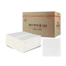 국내 무형광 핸드타올 업소용 화장실 페이퍼타올 핸드티슈 종이타월 5000매, 2겹