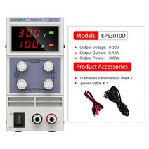 실험실 DC 전원 공급 장치 가변 전압 조정기 안정기 스위칭 가변 벤치 소스 30V 10A AC 110V 220V WANPTEK, CHINA|3 Digits 30V 10A