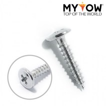 싱크 가구 상부장 벽면 고정 외날 접시머리 시공피스 / 마이토우 우라시공피스 백색 20개입, #3.0*15