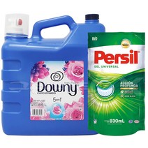다우니 5in1 대용량 섬유유연제 아로마플로럴 8.5L + 퍼실 세제 830mL, 1세트