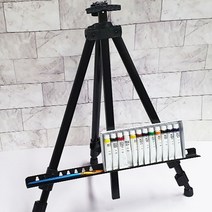 전시용이젤 알루미늄 접이식 미니이젤 그림받침대
