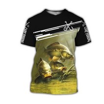 낚시복 낚시져지 낚시의류 funny fisher carp fish fisherman t shirt men short sleeve cotton, 엑스, e