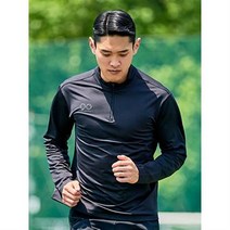 21031_나인티플러스 하프집업 블랙