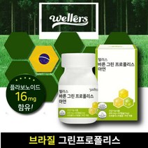 웰러스 브라질 바른 그린 프로폴리스 아연 60c 면역력 항산화 영양제, 본품 3개 꿀스틱 10P 6박스, 1개, 180캡슐