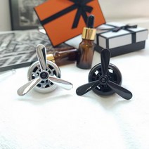 카로이스 송풍구 프로펠러방향제 벤츠방향제 차향제, 실버, 잉글리시페어and프리지아