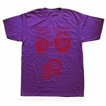 아이스하키 장비 용품 Funny Ice Hockey Goaltender Mask 특허 티셔츠 코튼 스트리트웨어 반팔 생일 선물, 11 PUEPLE_01 XS
