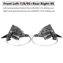 자전거 변속기 시프트 부품 전면 후면 레버 7891011 속도 mtb 산악 시프터 부품, 10 A pair 3X9 speed