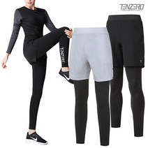 텐제로 만능스포츠복 반바지레깅스 테니스복 야구 농구 요가
