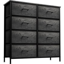 Sorbus 8개의 인조 나무 서랍이 있는 드레서 - 의류용 보관 유닛 정리함 상자 - 침실 복도 거실 옷장 및 기숙사 가구 - 스틸 프레임 나무 상단 및 쉽게 당길 수 있, 12 x 32 x 32