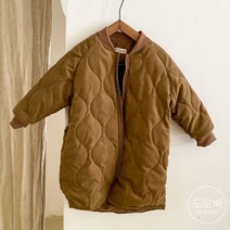 도오빠 키즈 남녀공용 퀴니점퍼 경량 패딩