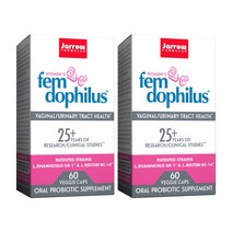 Jarrow Formulas 우먼스 펨 도피러스 유산균 캡슐, 60개입, 2개