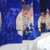 낮은벙커침대 2층침대 어린이침대 학생 침대 커튼 기숙사 상단 하단 2 단 완전 밀폐형 그늘 천 침실 공주, 01 splicing  random co