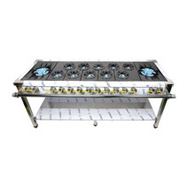 오즈테크 업소용 가스렌지 1800 양타 간택기 친환경 세라믹 버너 LPG LNG 화구, 2세대 세라믹화구, 고급B타입, LNG(도시가스)