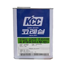KCC 코레실 KP9930 투명 4L 실리콘 프라이머, 1개