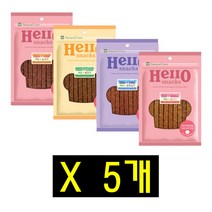 네츄럴코어 헬로스낵 허브 소프트 져키 90gX5개 강아지간식, 허브+양고기