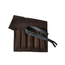 나렉스 8996 10 목공용 끌 치즐 주머니 가죽 롤 5구, 단품