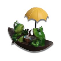 신나라-닷컴_보트타는 동동 개구리 장식소품 콘솔품 인형 장식품 인테리어 미니어처 마블 카페품_ tlsskfk, 신-컴-선택사항없습니다