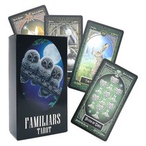 타로 카드 familiars 오라클 데크 읽기, 불의