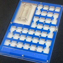 큰공간 아크릴 개미 농장 먹이 구역 및 습기 키우기 애완동물, 03 LAKEBLUE_01 22x16x2.2cm