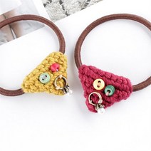 아띠랑스 핸드메이드 아띠랑스 헤이즐 뜨개장식 머리끈 (2394719)