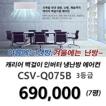 (Carrier)캐리어 벽걸이 냉난방 인버터에어컨 7평 9평 11평 13평 16평 / 대전 세종 계룡 공주 옥천 논산 김천 설치전문점 / 기본설치비 별도 /CSV-Q075B, 캐리어9평/CSV-Q095B 3등급, CSV-Q095B