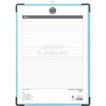 네오 자석클립보드(A4 하늘 F815-7 문화산업)