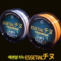 아지카 에센셜 지누 8중공사 플로팅원줄200m 오렌지 감성돔 벵에돔원줄 참돔원줄, 5호