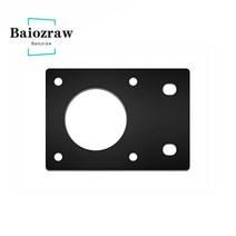 알루미늄 플레이트 42 스테퍼 모터 브래킷 Nema17 두께 4mm 2020 Ender 3 용 프로파일, 01 WHITE
