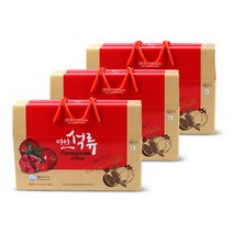 우포바이오푸드 미인석류 석류즙 3박스 (총 90포), 80ml, 90개입