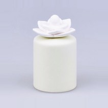 몰드몰 디퓨저용기 - 세라믹 플랫라운드 ( 170ml ) (연한그린)