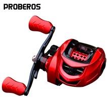 PROBEROS fishing reels 슬로우지깅릴 바다 베이트 릴 낚시 용품 낚시배 jigging reel 릴 기어 7.2:1 기어비 10BB 10KG 최대 드래그 HW10, HW10-Right Hand