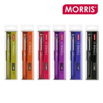 모리스 스타플로 3색 볼펜 0.7mm 낱개 / 다색 볼펜 / 부드러운 필기감 / 선명한 컬러 / 하이브리드 팁 / 부드러운 노크 버튼 / 독특한 헤더 디자인, Maple Orange (메이플 오렌지)