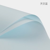 꽃포장지 플로드지 꽃다발 포장지 종이 크라프트지 포장 습자지 포장 부직포 도매 신문지 영자신문 마카롱 단색 61, 하늘색 5858cm 20개갑