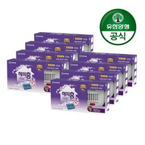 유한양행 [본사직영] 해피홈 파워매트 코드롤러 훈증기+리필 90매, 8개