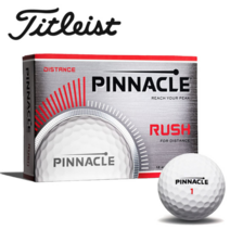타이틀리스트 아쿠쉬네트 코리아 2피스 피나클 러쉬 골프볼, FFF, AA 화이트