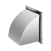 고기집 닥트 후드 커버 덕트 환기 통풍 배기팬 업소용, 네트 없는 향상된 8인치 304